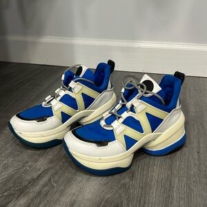 Blue Michael Kors Sneakers